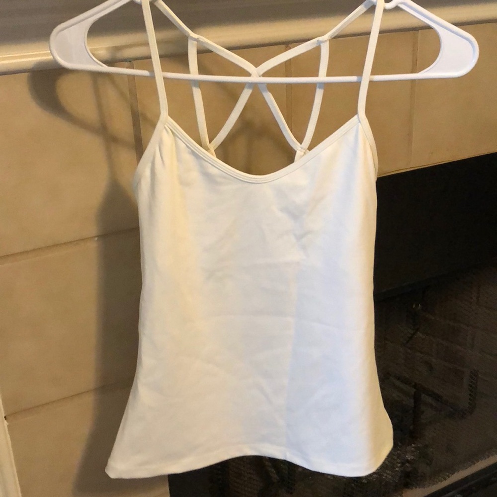 Work out cami with cross back